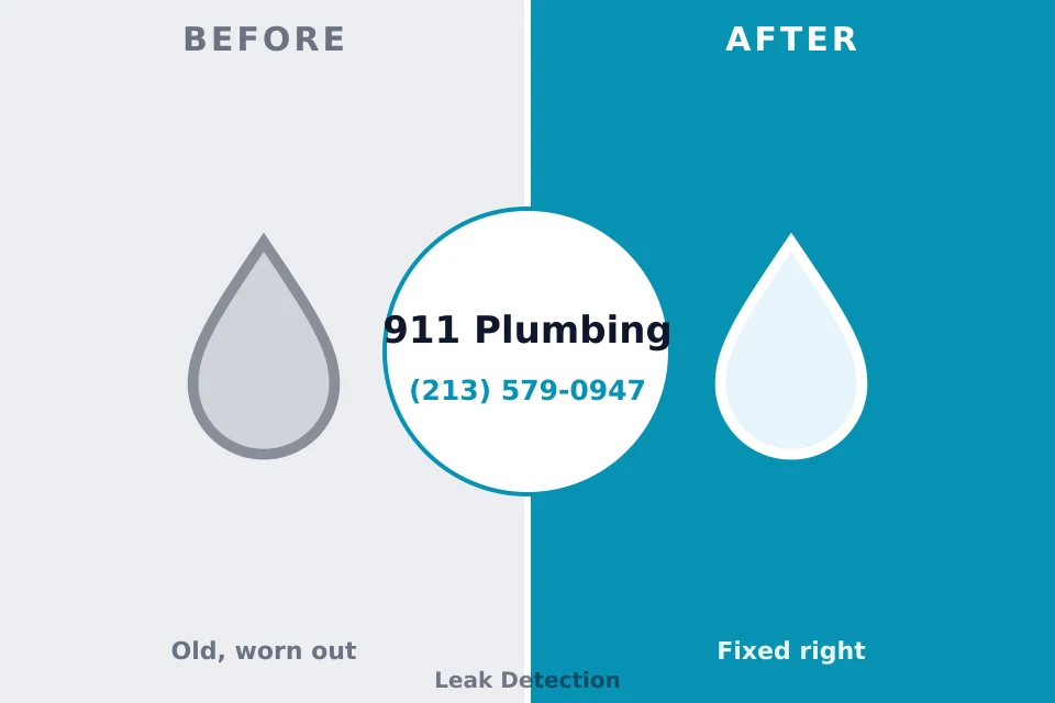 Before and after: plumbing company Paulsboro, NJ